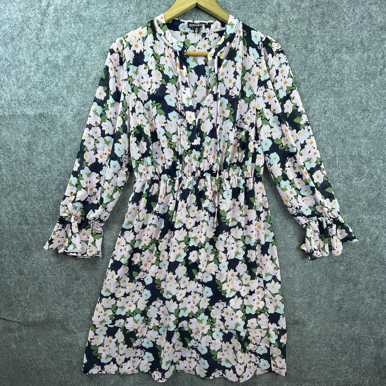 J Crew Mercantile Dress XS Soft Girl Spring Chic Feminine Romantic Girly Sheer