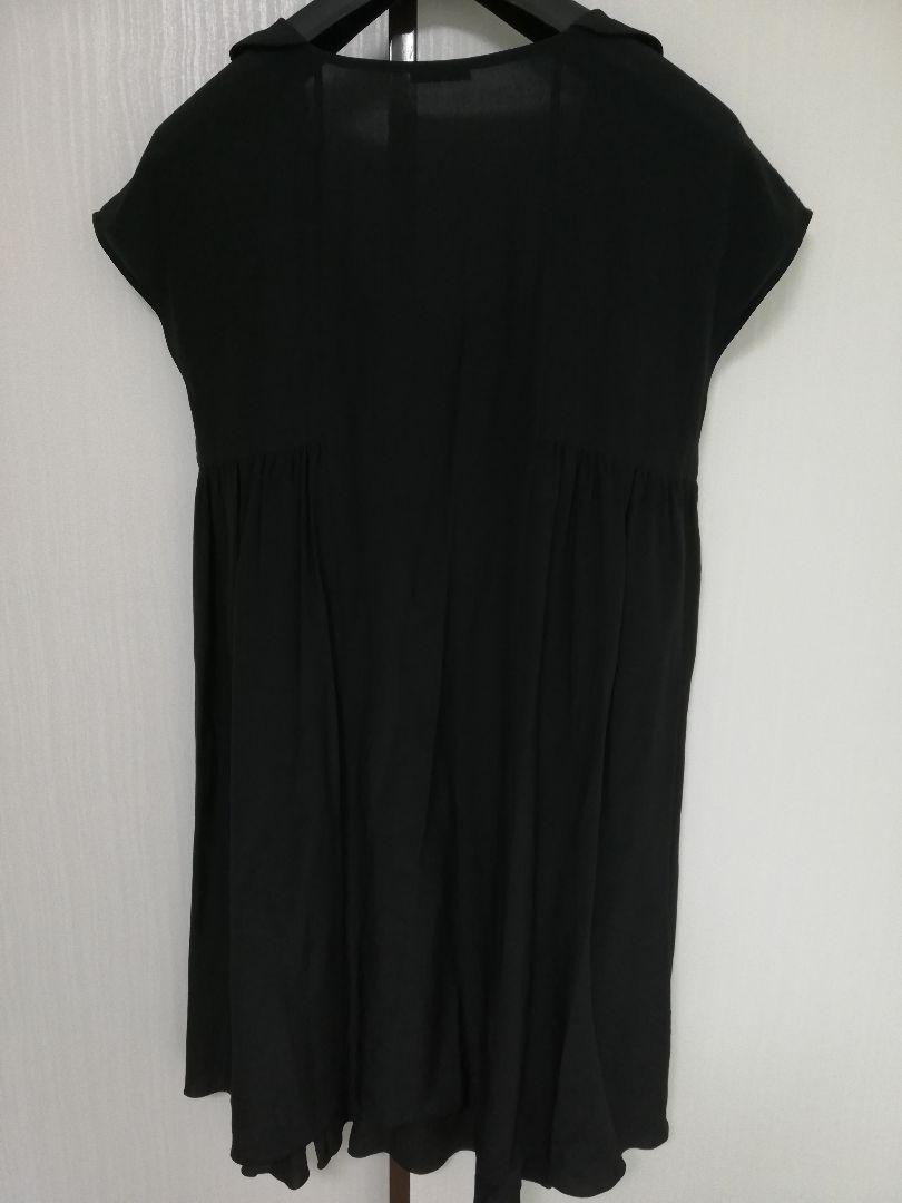 miumiu silk dress size 40 length 38 inches black
