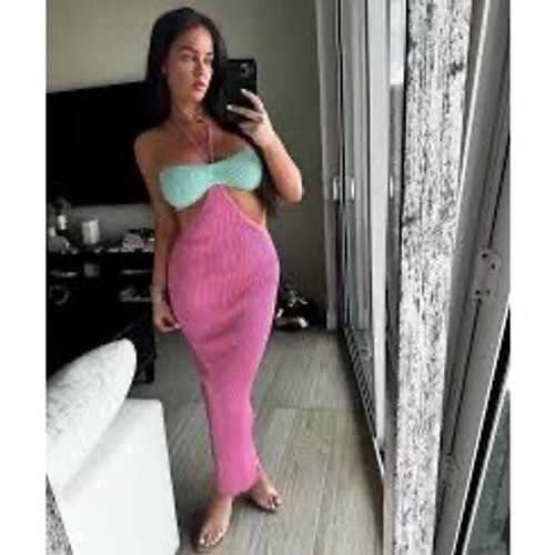 Retrofête Eloisa Knit Maxi Dress Metallic Candy Pink Size Large NWT