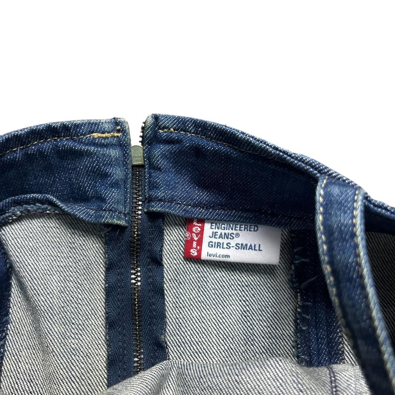 Levi’s Engineered Denim Dress Women’s Size S Blue Denim Rare Vintage 00s Y2K