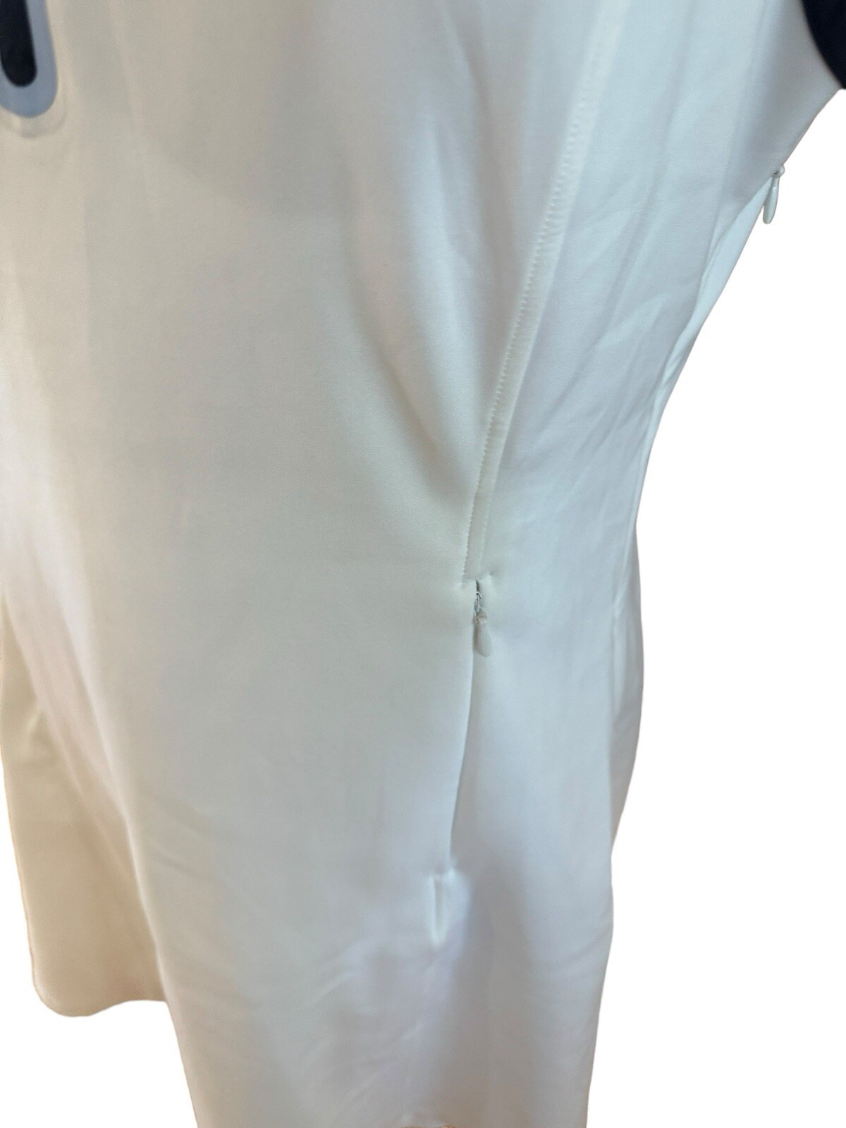 G/FORE Sleeveless White Polo Stretch Nylon Lined Golf Tennis Dress L NWOT $225