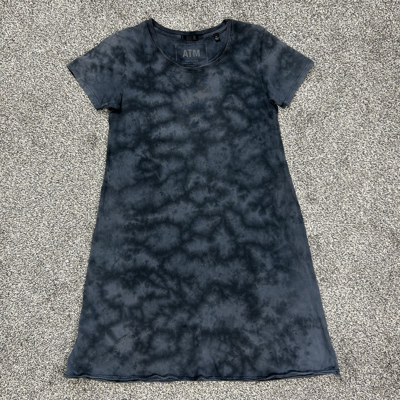 ATM Anthony Thomas Melillo Soda Wash Cotton T-Shirt Dress Short Sleeve Small