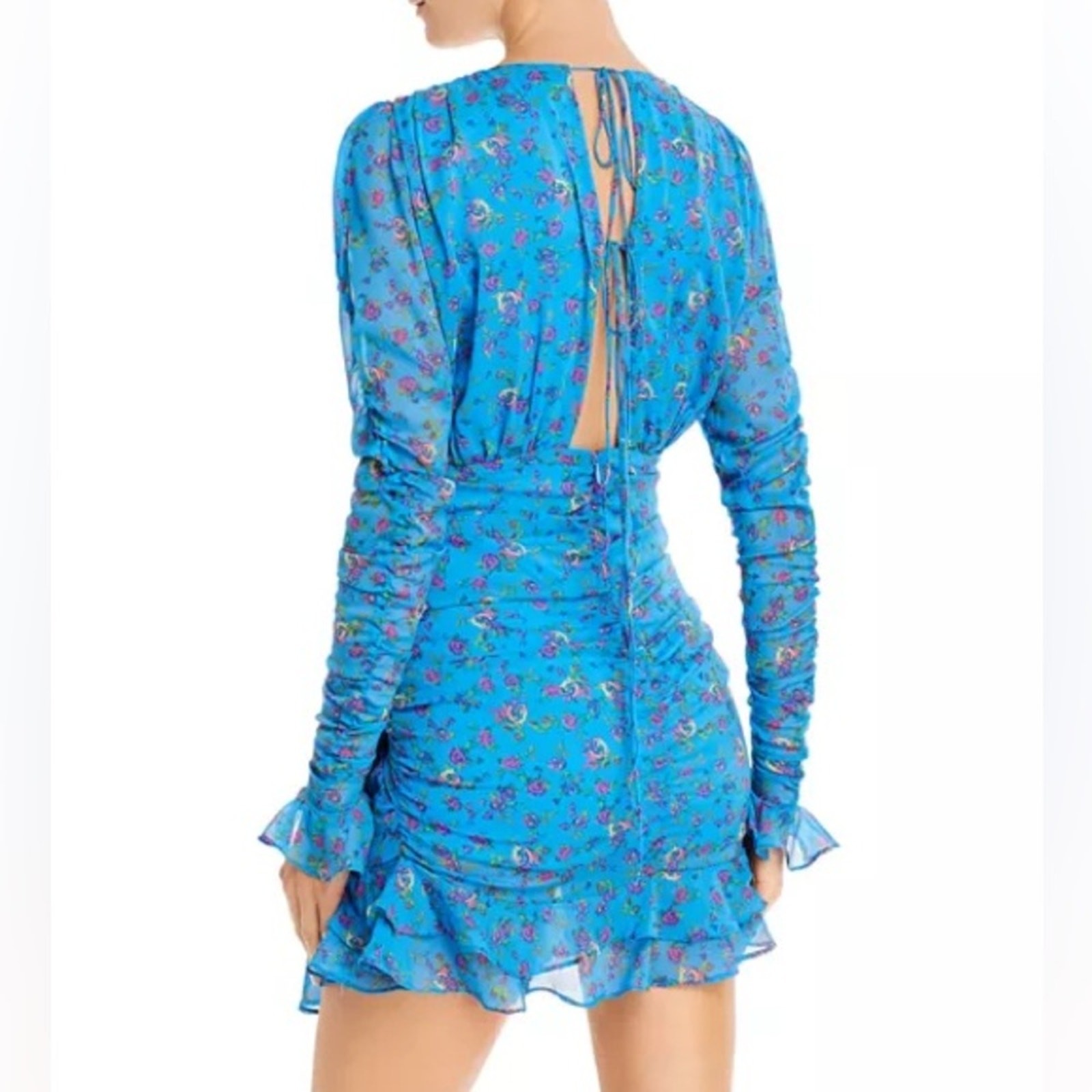 For Love & Lemons $265 Bahama Mini Dress LG EUC