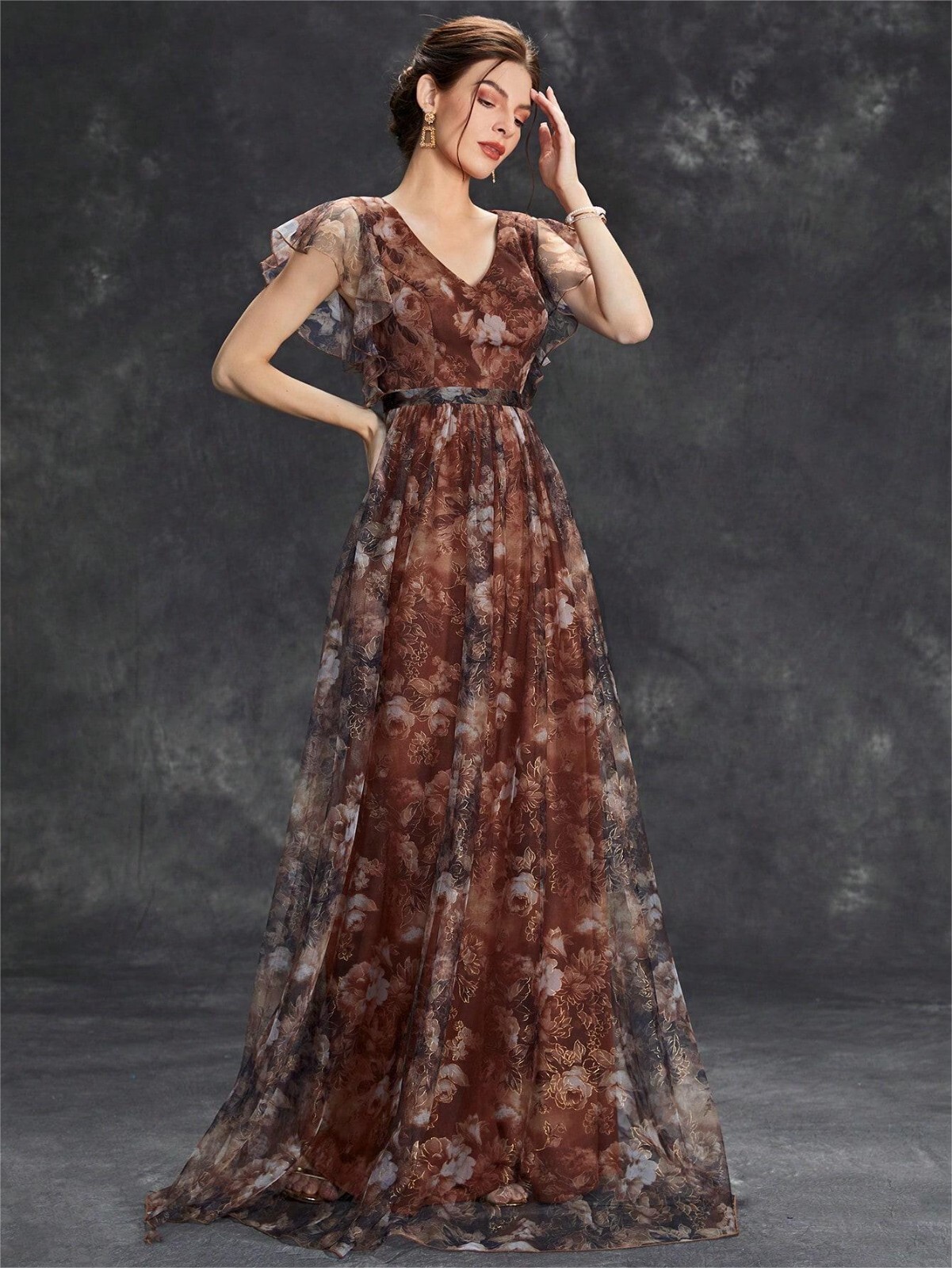 Cocktail Dresses Size 6 8 10 12 for Women Evening Party Wedding Guest Floral New
