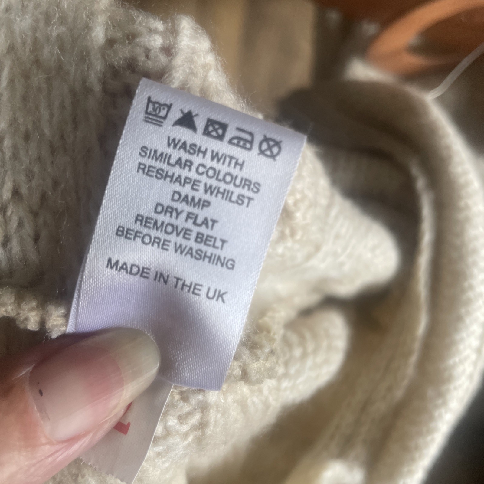 NEW Jane Norman Stone Cowl Neck Belted Knitted Dress – Size 12 NWT –Vintage Y2K