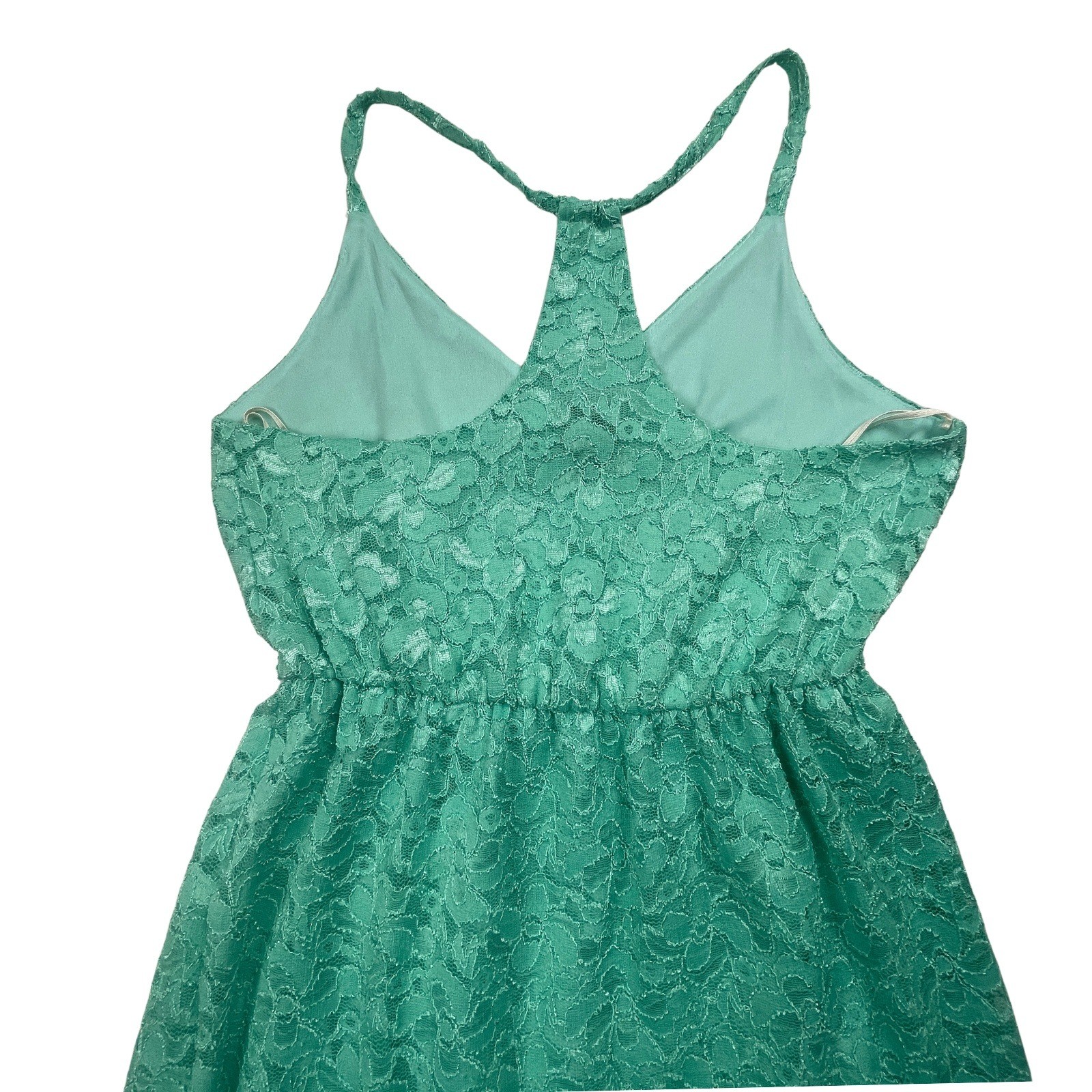 Judith March Mint Green Lace Maxi Dress Women’s Large L Boho Romantic Wedding