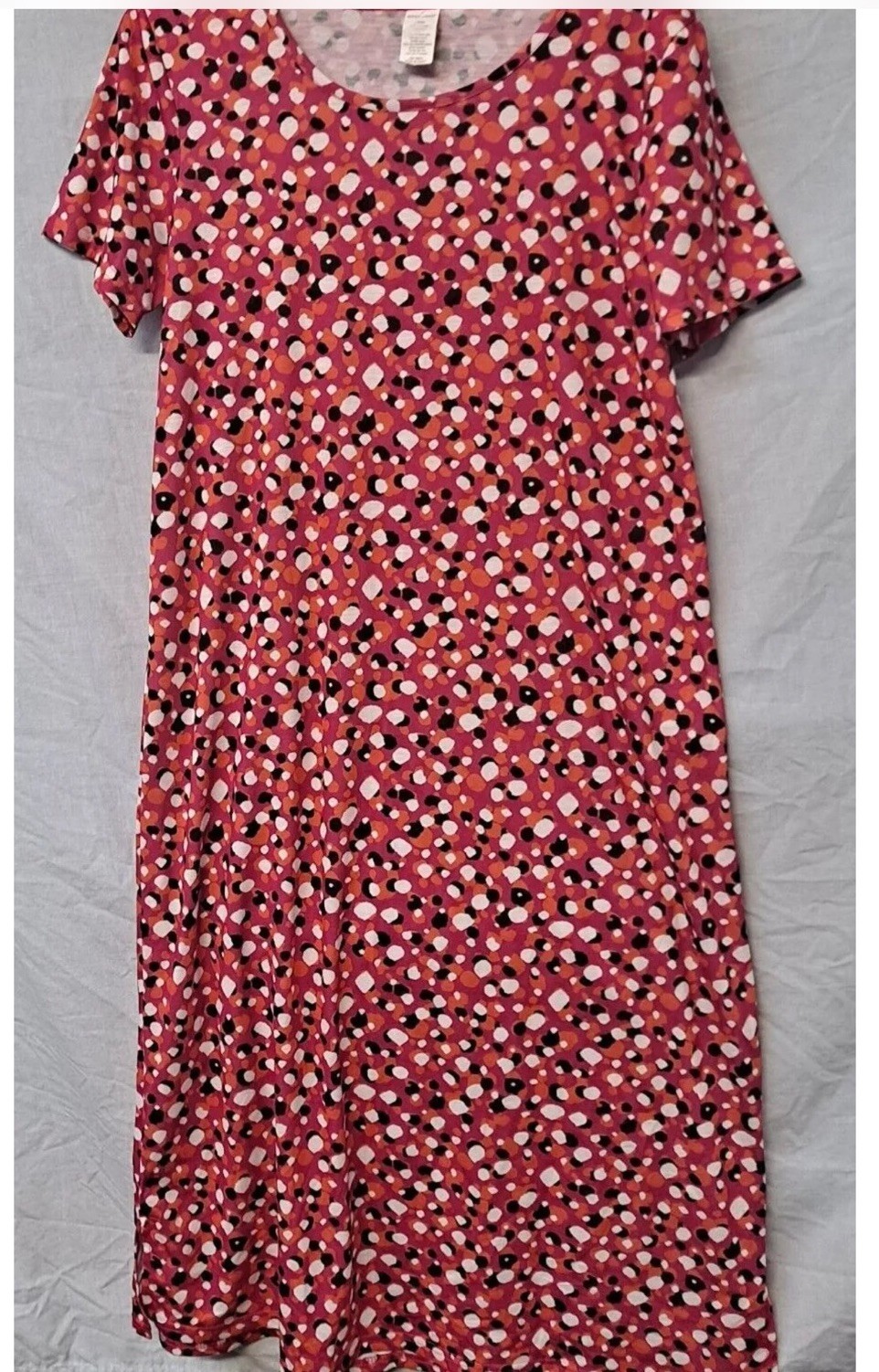 West Loop Size M Long Dress Multi Dot Mix Print Color Sun Dress, New