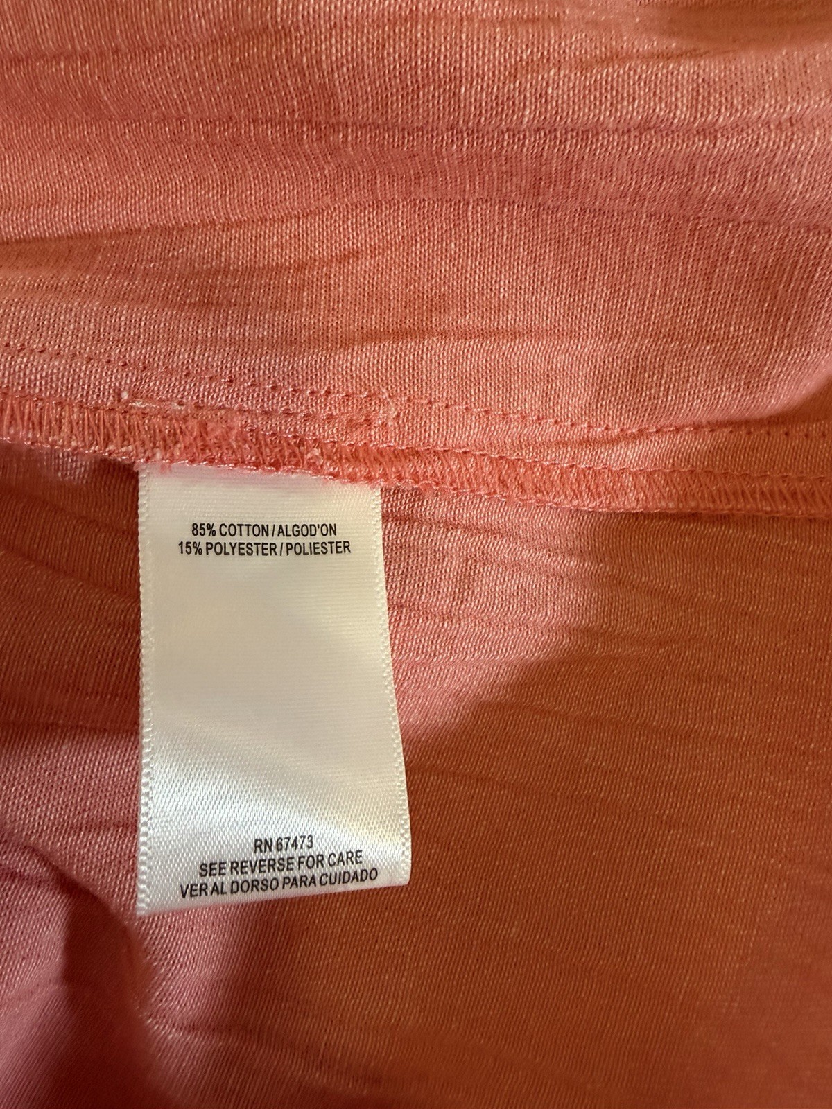 Violet Weekend Peach Off Shoulder Ruffle Knee Length Dress L Cotton Blend