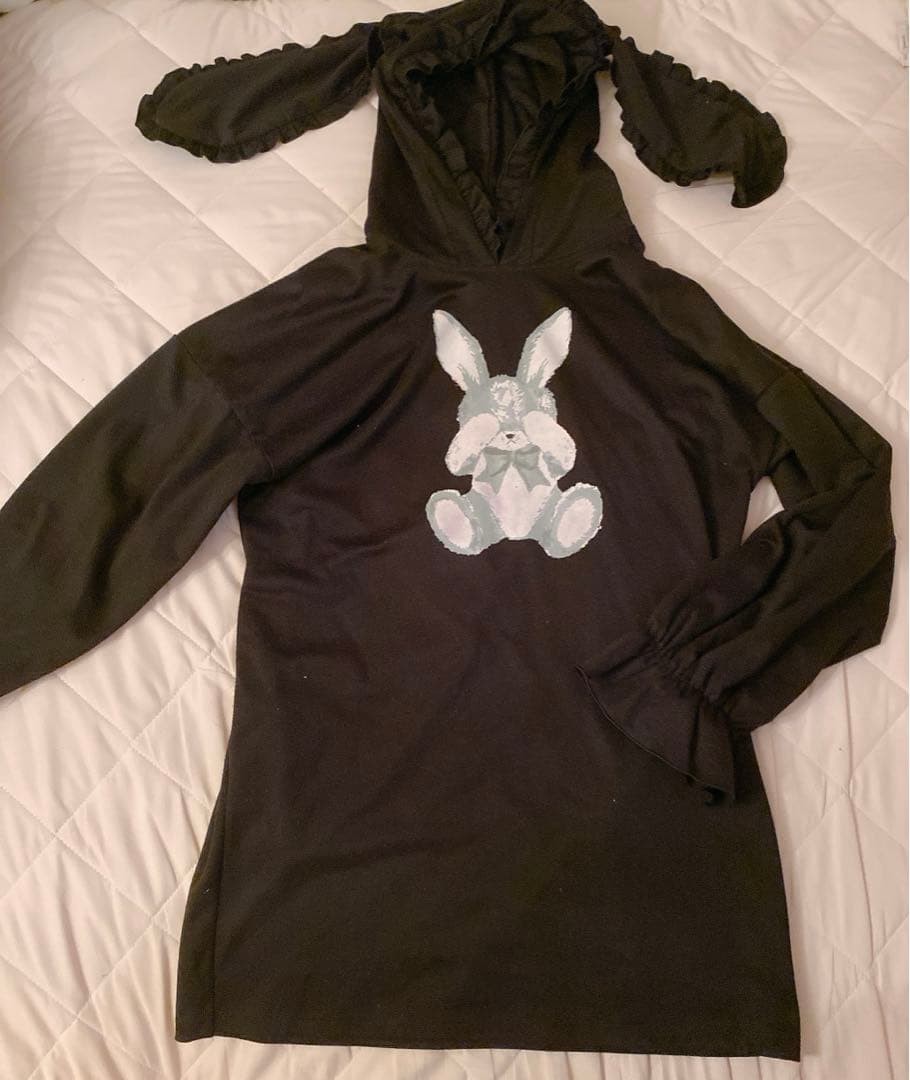 DearMyLove Rabbit Ear Hood Dress