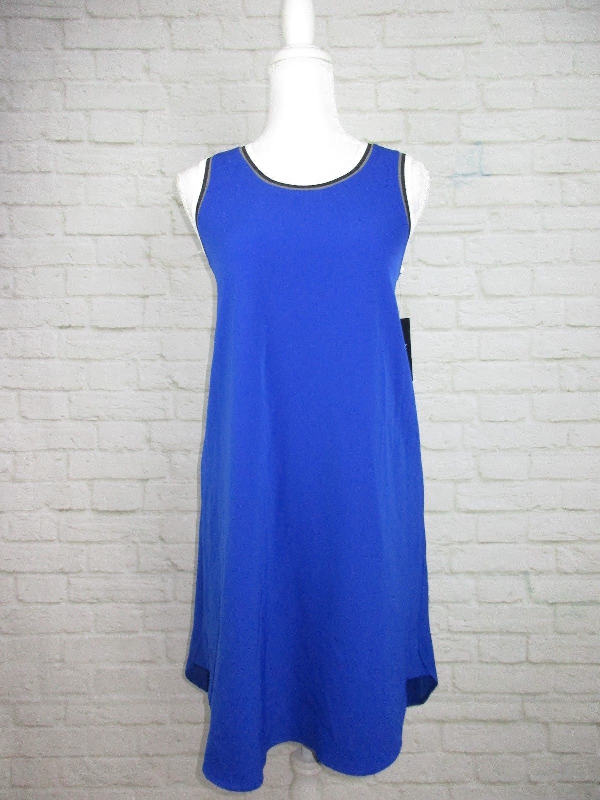 ABS women’s size S Bright Blue Athletic Shift Crew Neck Dress NWT $88