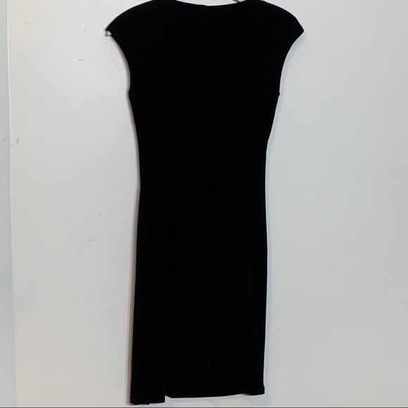 EUC American Living Gathered Waist Ruffle Dress