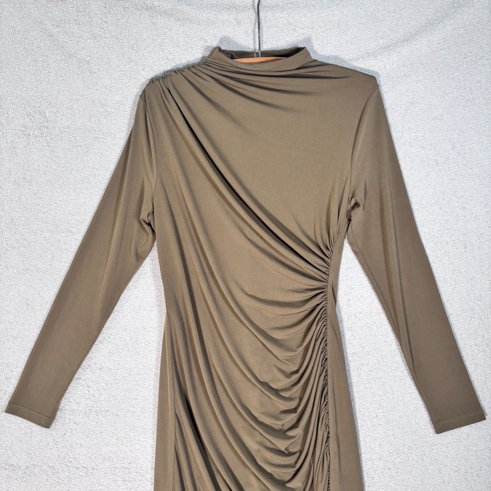 Dolan Left Coast Collection Anthropologie Dress Size M Ruched Hi Low Hem Boho