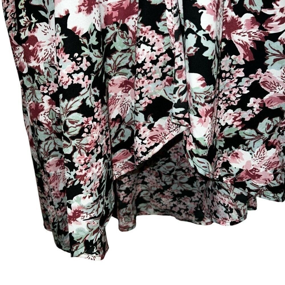 WALTER BAKER Gorgeous Tropical Night Strapless Slanted Hem Dress NWOT $188 4