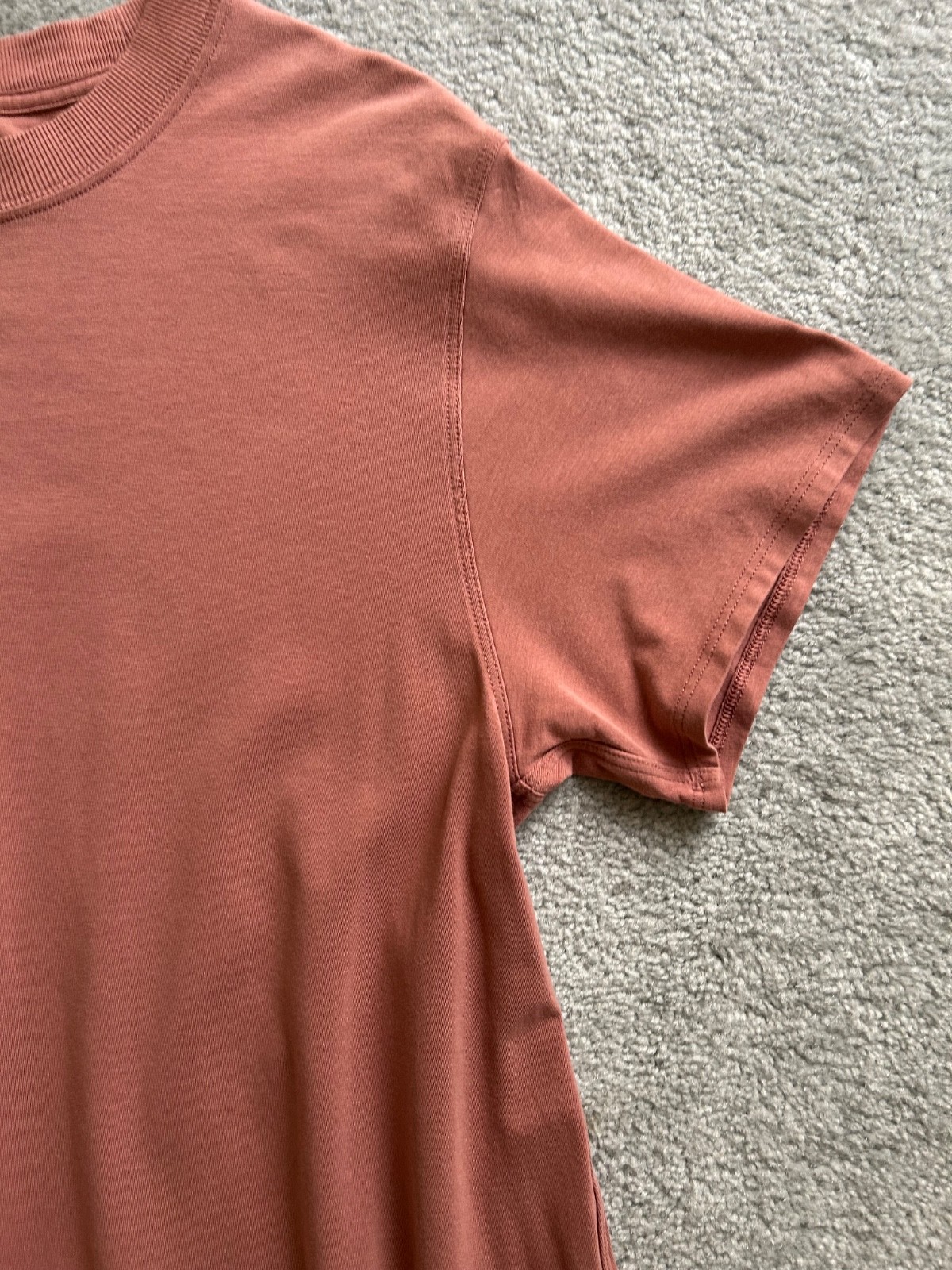 Lululemon All Yours Tee Dress Spiced Chai Pima Cotton Size 10