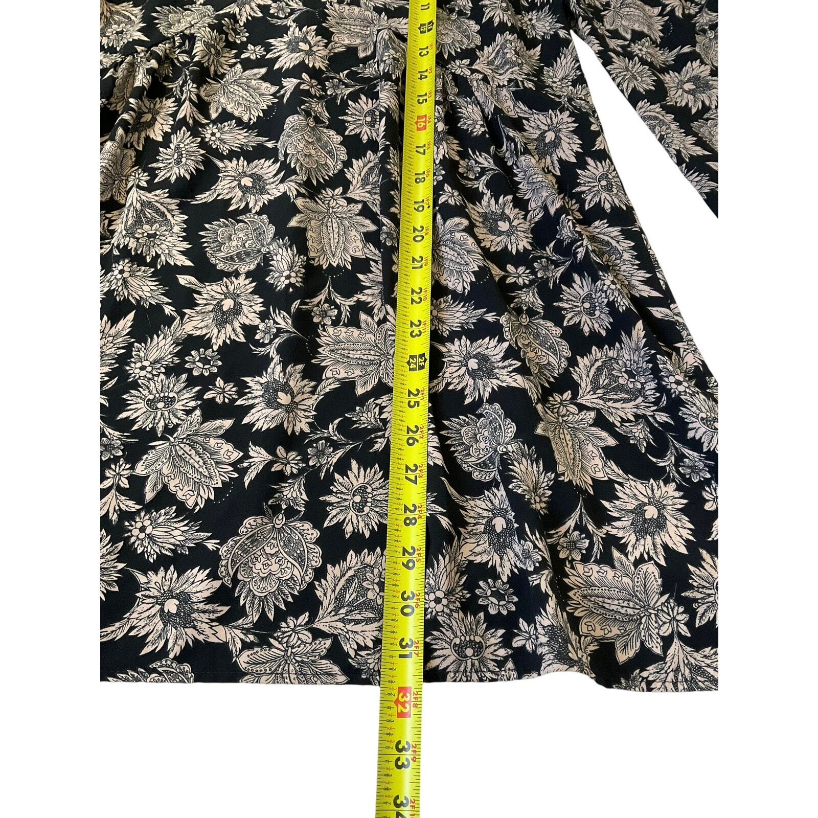 Honey Punch Black & Brown Floral Sundress Women Size Small | 6-25