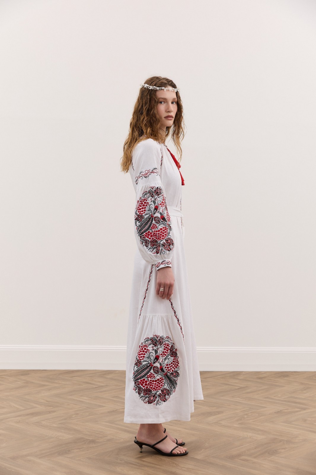 Ukrainian Embroidered Dress “Петриківська”
