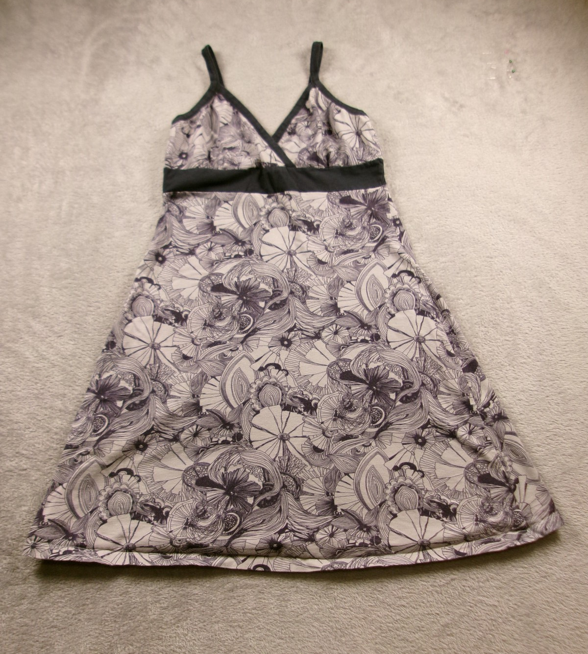Patagonia Tank Dress Womens Floral Organic Cotton Sz S