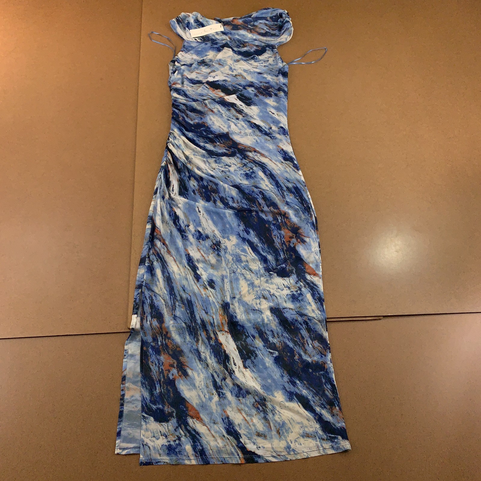 Nine Britton Womens Small Navy Alyce Off the Shoulder Fitted Bodycon Dress NWT