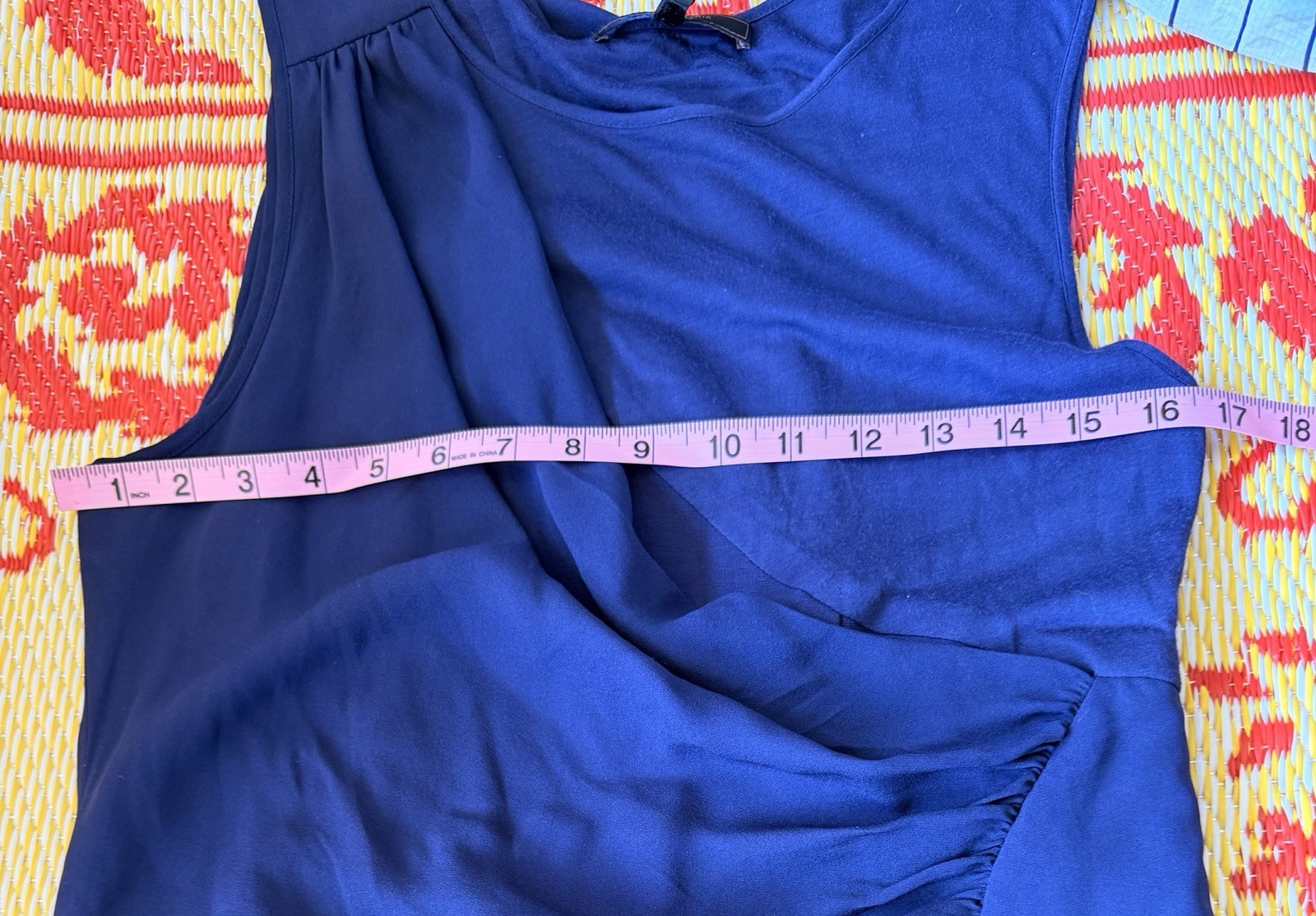 BCBGMAXAZRIA Navy Blue Draped Ruched Asymmetrical Mini Cocktail Dress Sz 10
