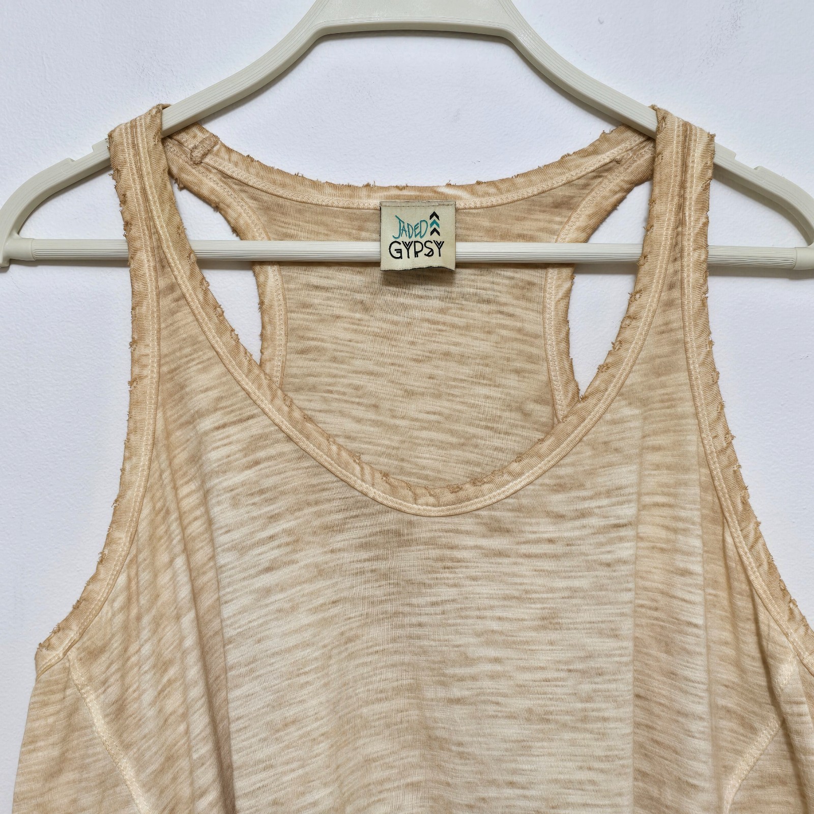 Jaded Gypsy Beyond The Moon Tank Tee Dress Sz L/XL Boho Beach Resort Vacation