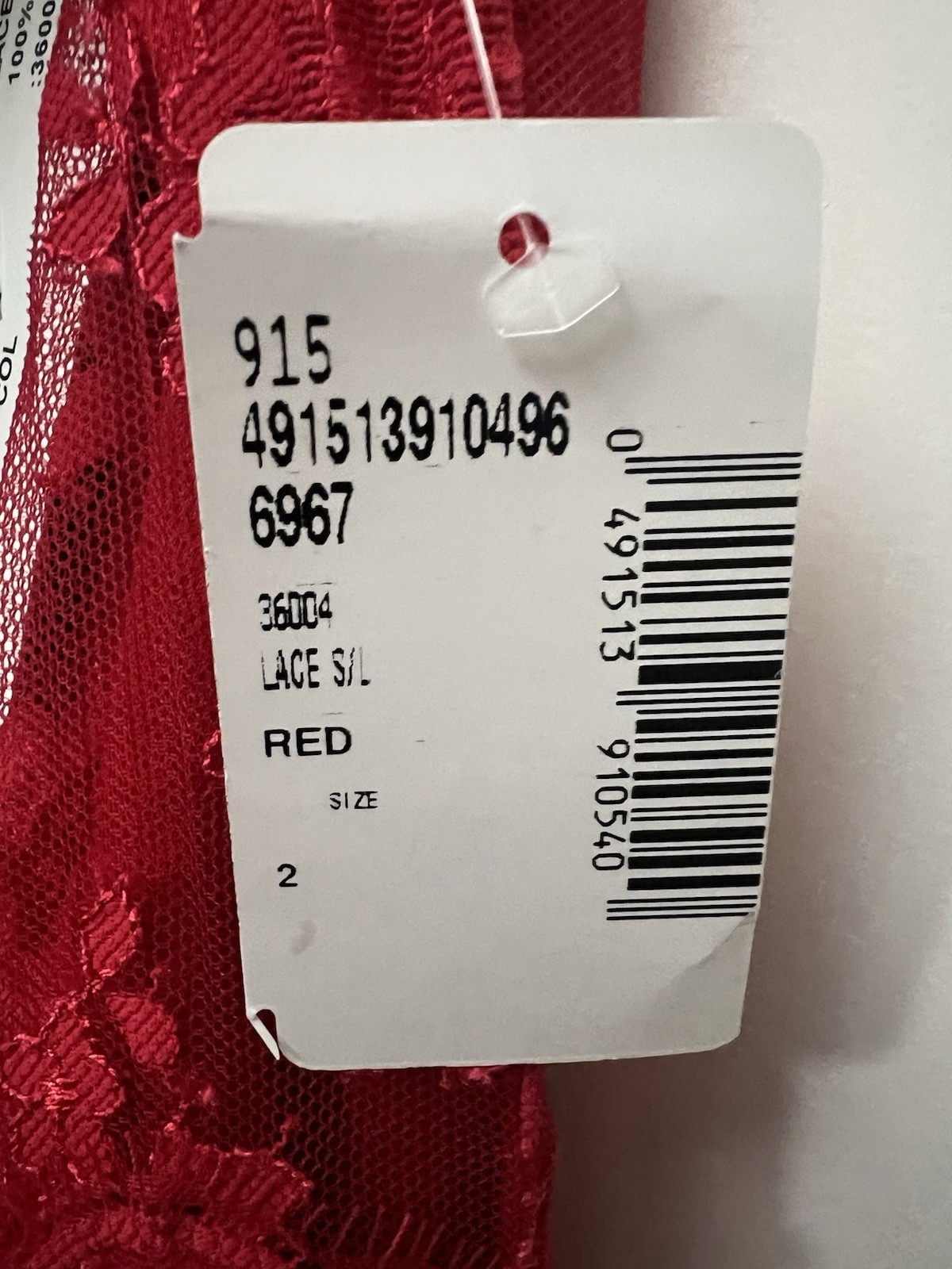 Rickie Freeman Teri Jon Red Floral Lace Dress Saks Fifth Avenue NWT Size 2