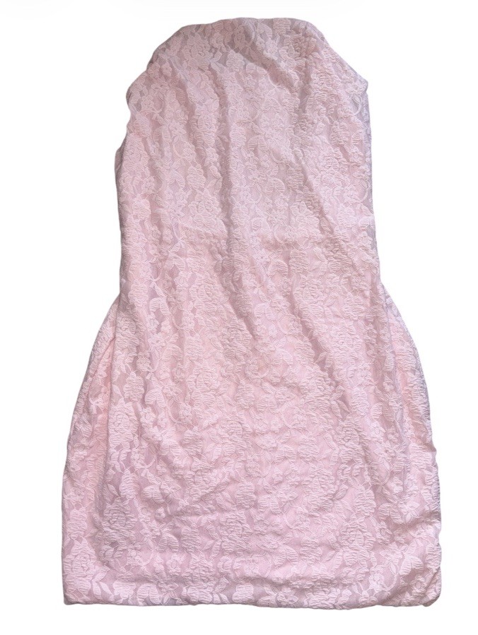 Windsor Pink Dress Women’s Size Large with Adjustable Straps and Fitted Size L