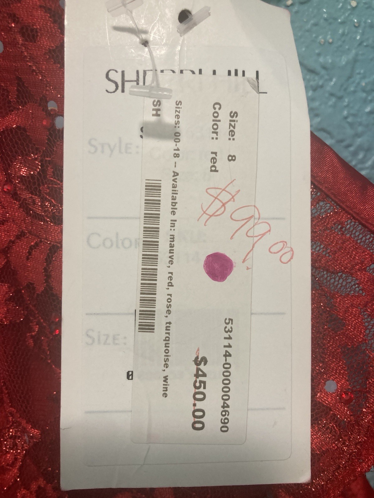 Sherri Hill Red Size 8 Homecoming Style Dress