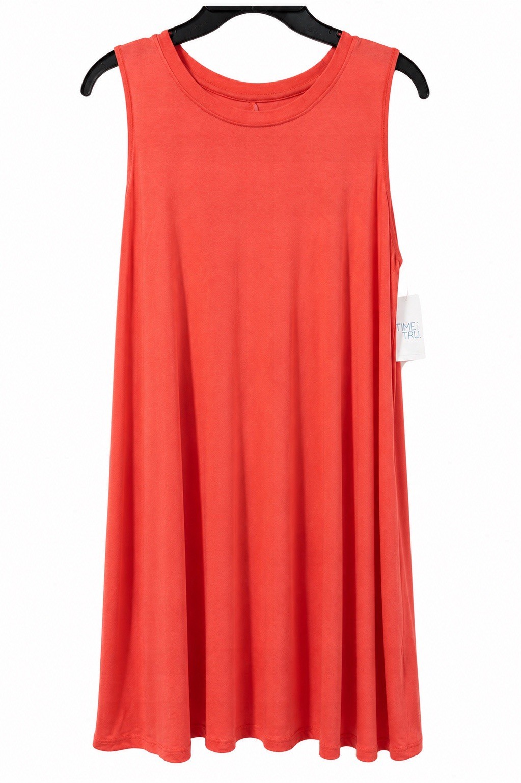 NWT Time & Tru Women’s Sleeveless Knit Swing Dress – XL