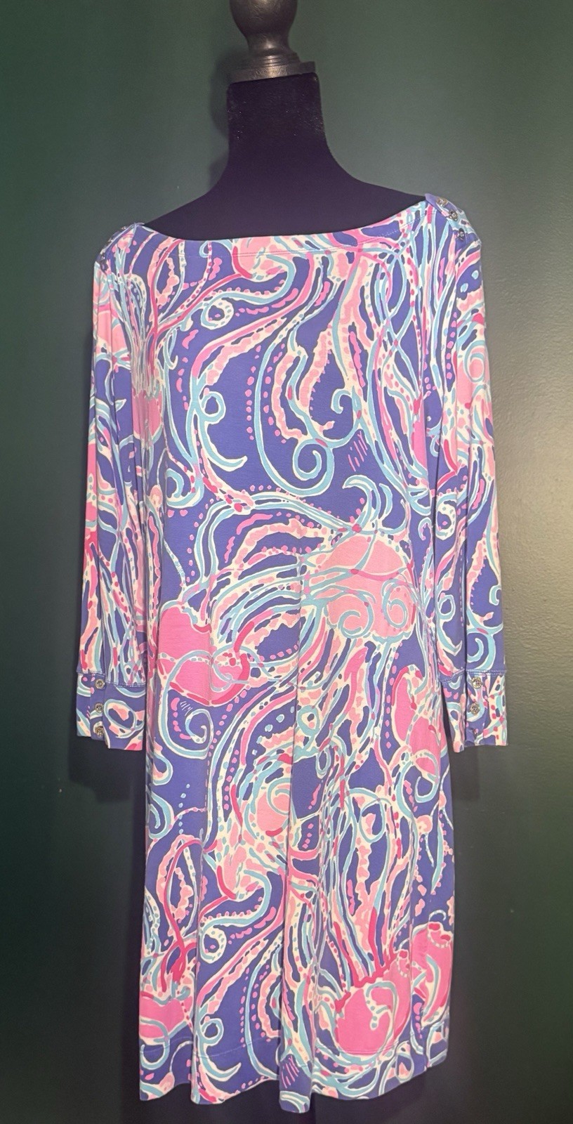 Lilly Pulitzer UPF 50+ SOPHIE DRESS Size Extra Large Jellies Be Jammin HTF