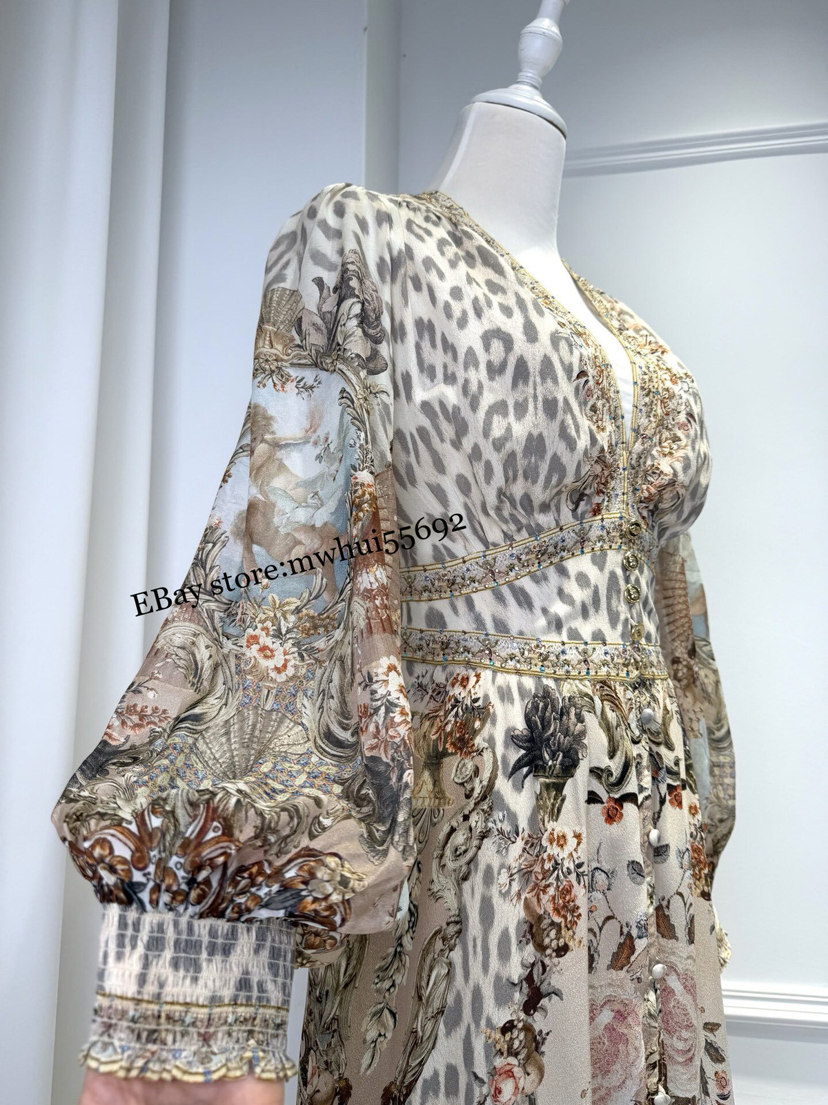 CAMILLA 2026 Maxi Dresses Luxury Elegant Temperament Slim Holiday Print Dress