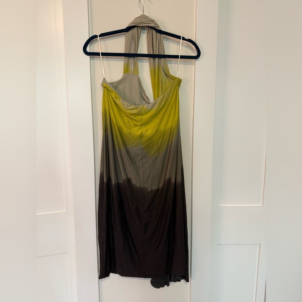 MAX MARA MAXMARA Gradient One Shoulder Ombré Dress Size 44 US 10 Med / Large