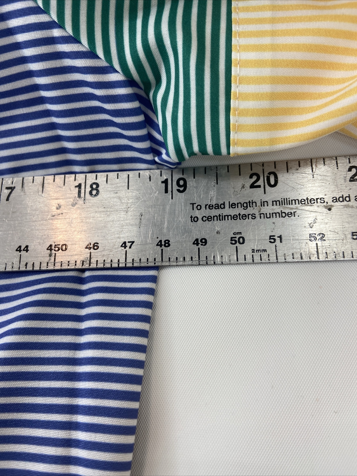 Women’s M Pullover Off Shoulder Shift Sundress Petal Sleeve Striped Colorblock