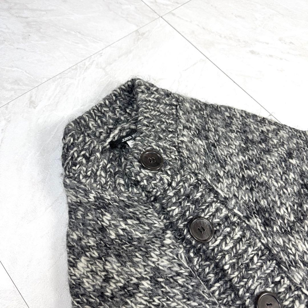 USED JUNYA WATANABE COMME DES GARCONS ASYMMETRICAL MOHAIR KNIT DRESS VEST SIZE