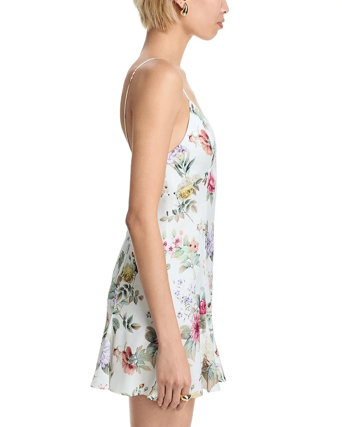 NEW, Alice + Olivia Julietta Slip Mini Dress Multicolor Size 4 #MD2275