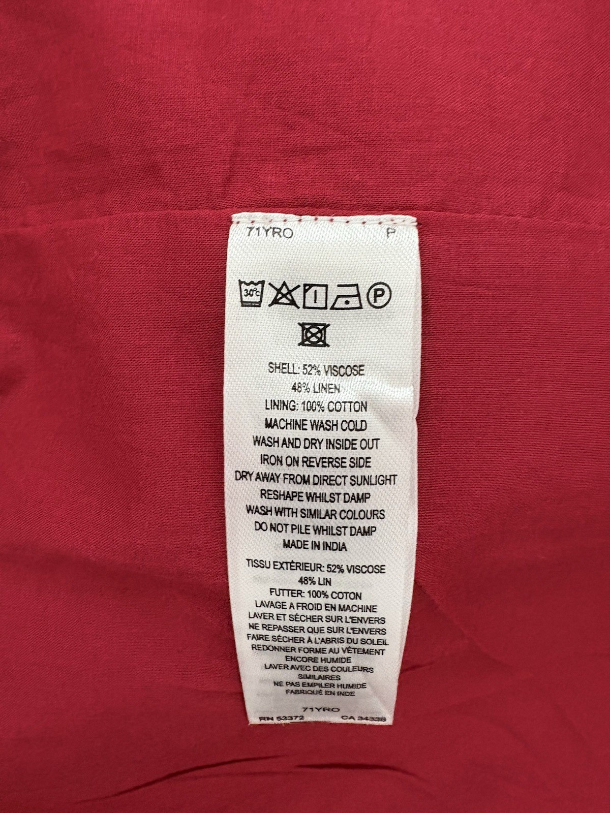 French Connection Birdie 4 Rust Linen Blend halter neck Back slit Midi Dress-NWT