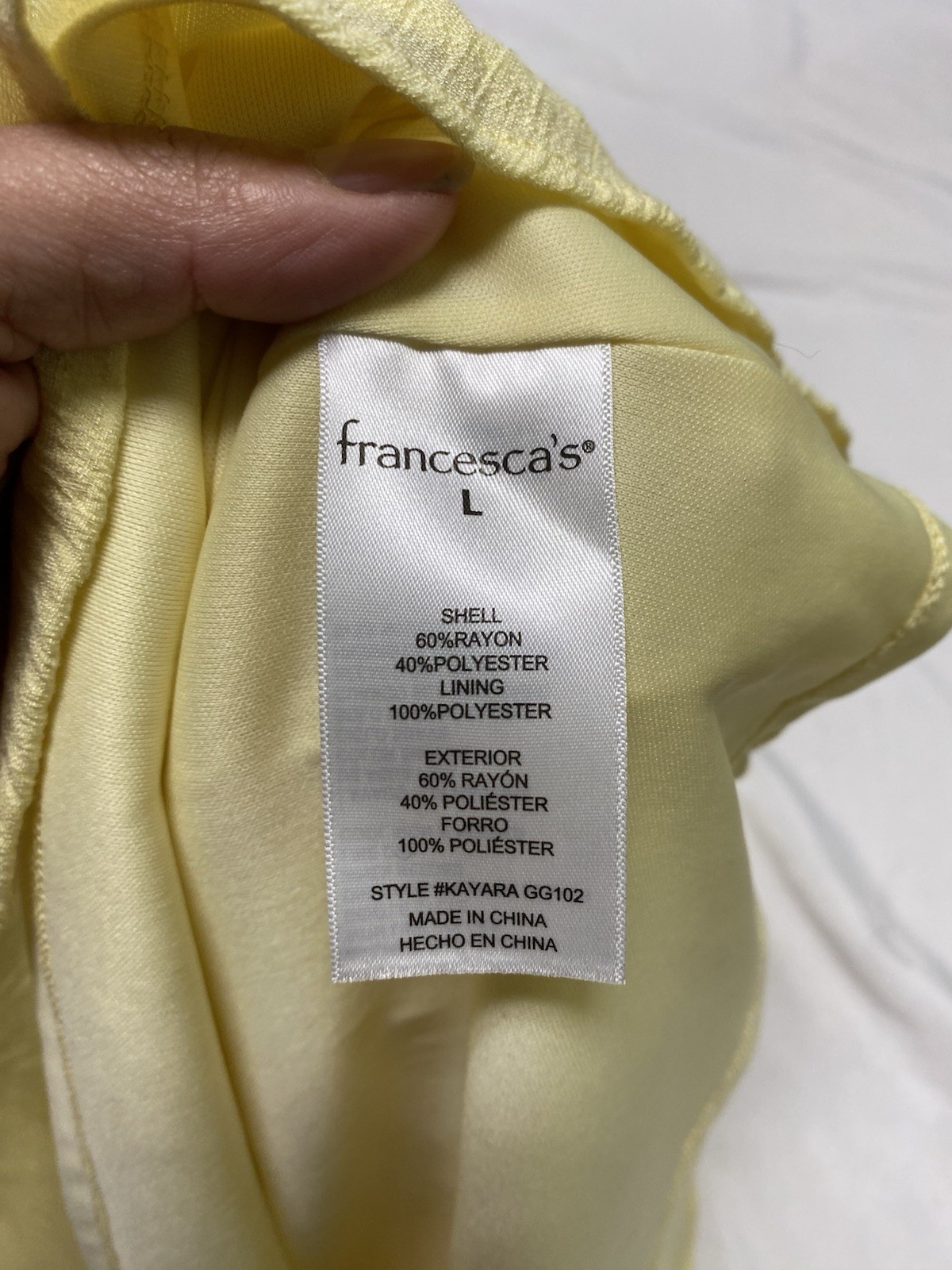 Mi Ami For Francesca’s Yellow Ruffle Sleeveless Mini Dress Size Large (k)