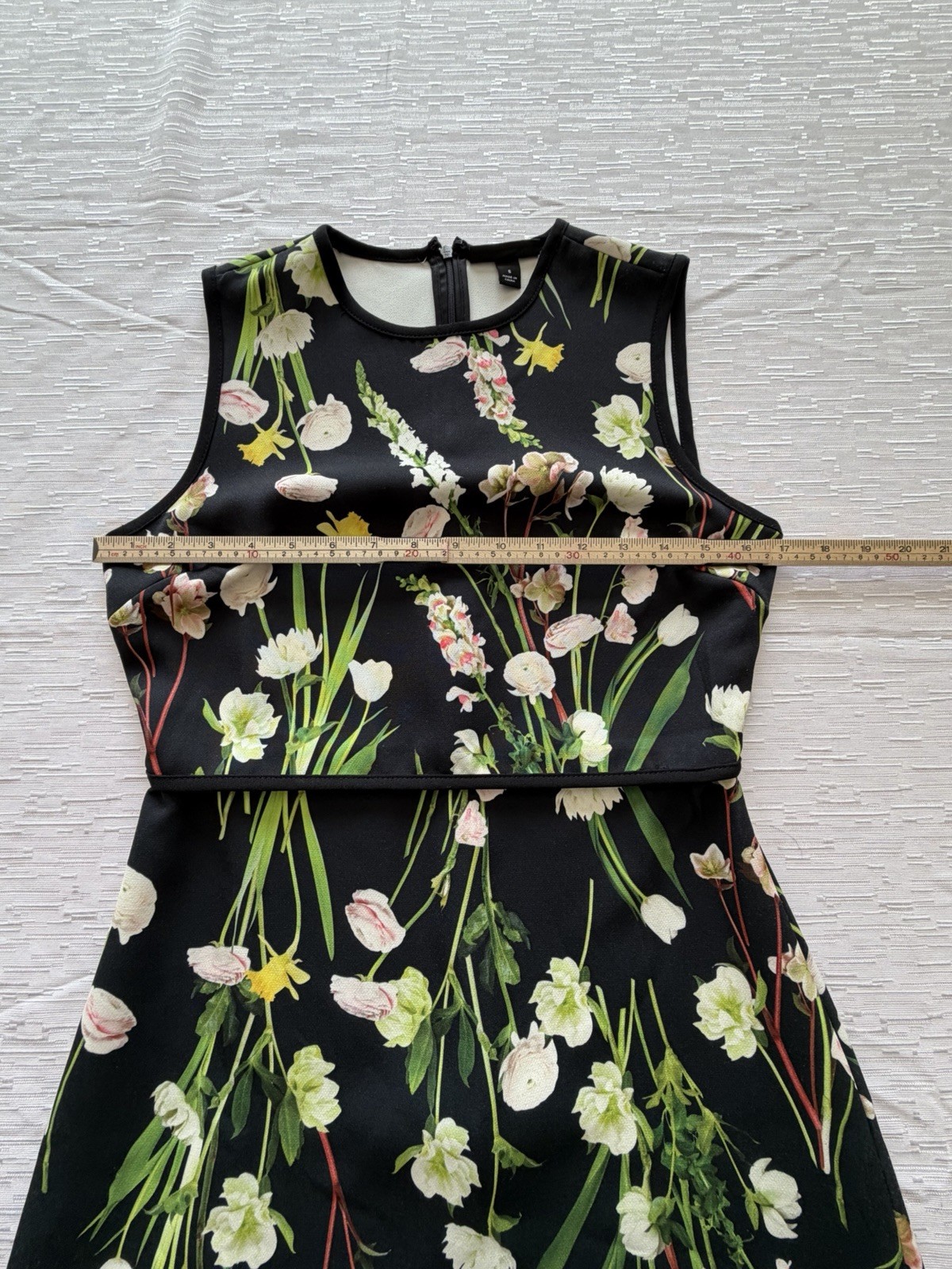Victoria Beckham for Target Sleeveless English Floral Sheath Dress Size Small