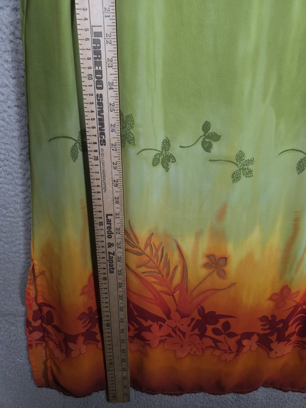 Lime Green Shift Dress 14p 14 Petite A Wild Thyme Y2k 90s Beach Midi Slits