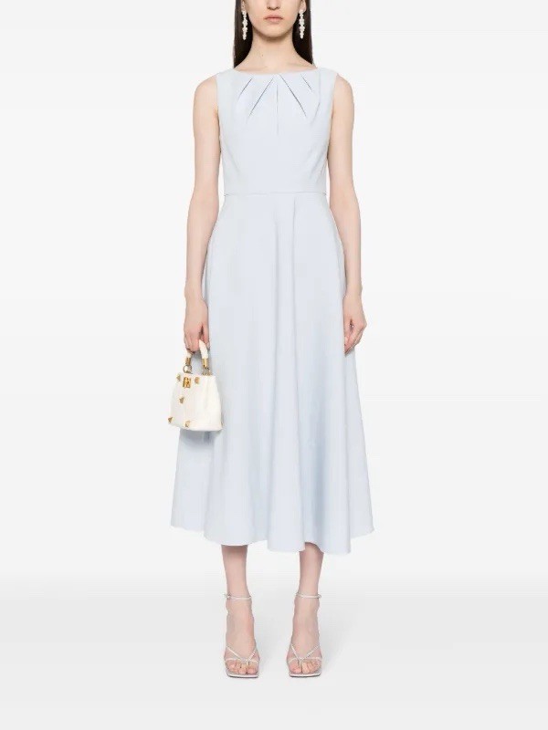 Roland Mouret Crepe Midi Dress US 4 UK 8 $1539