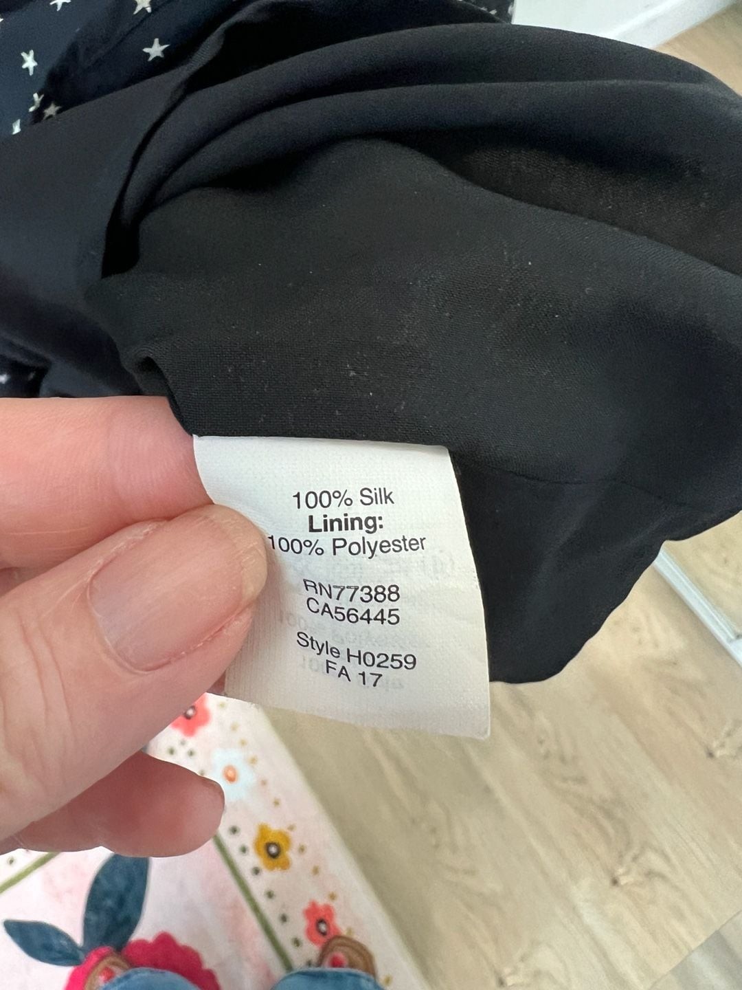 Madewell Star Scatter Silk Button-Back Shift Dress