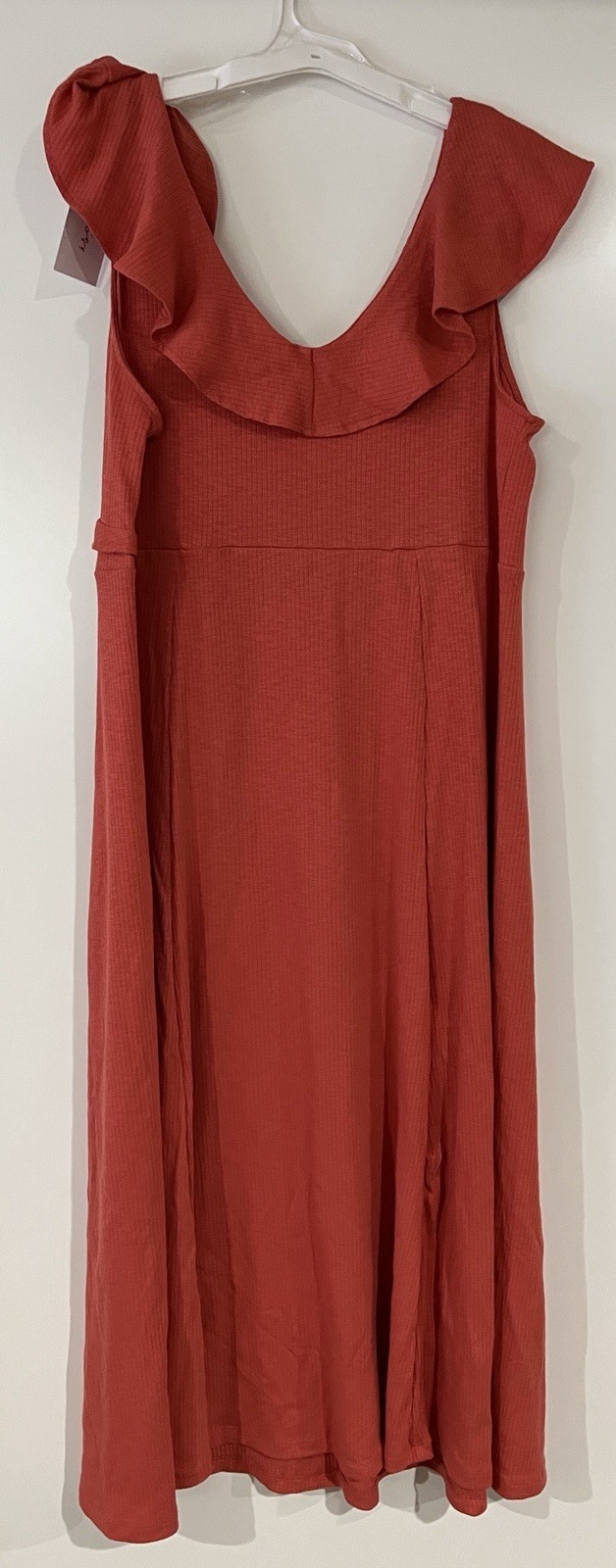 Flutter Short Sleeve Knit Midi Maternity Dress – Isabel Maternity-Size XL
