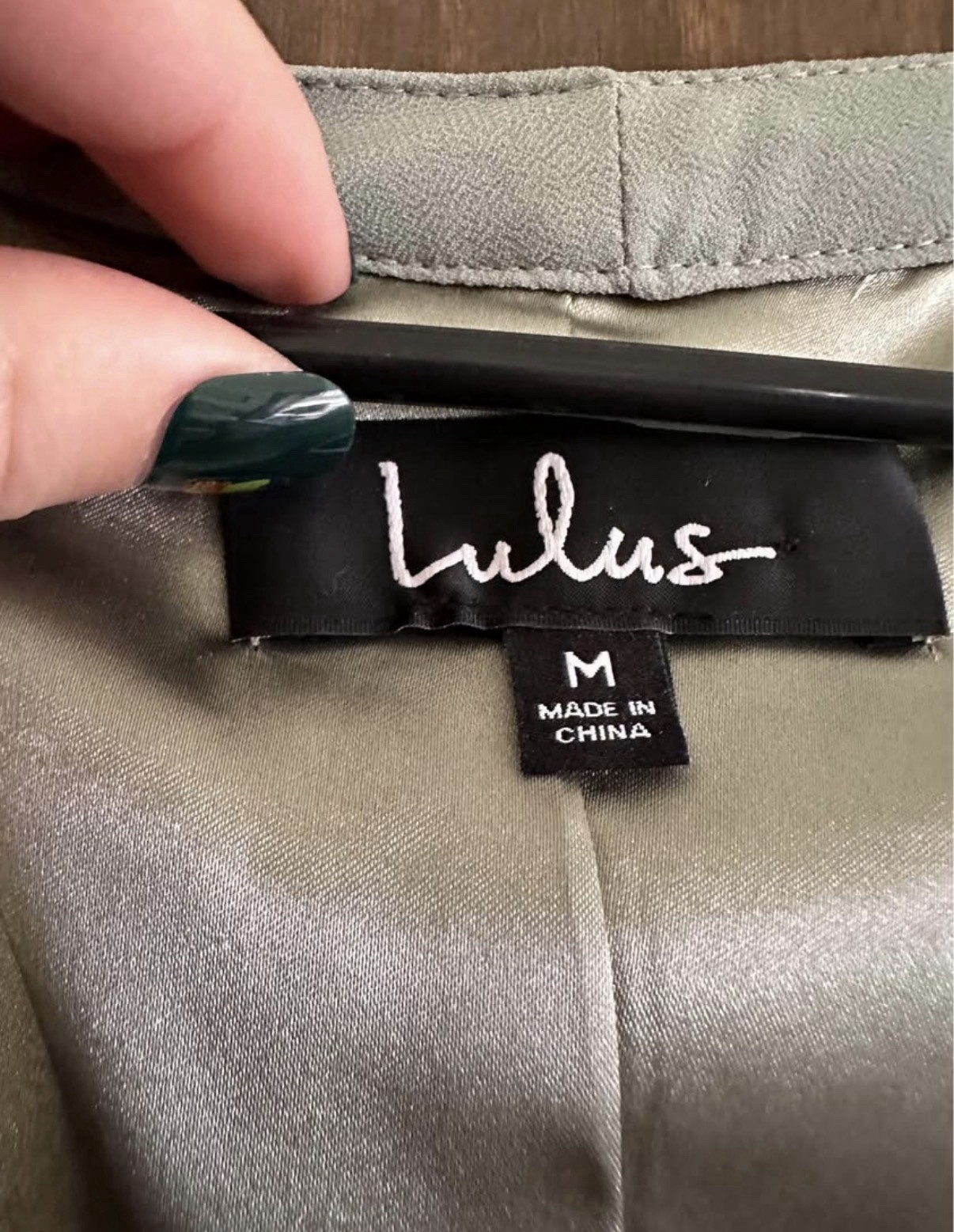Lulus Green Solid V-Neck Ruffle wrap Maxi Dress Long Womens Size M-XL