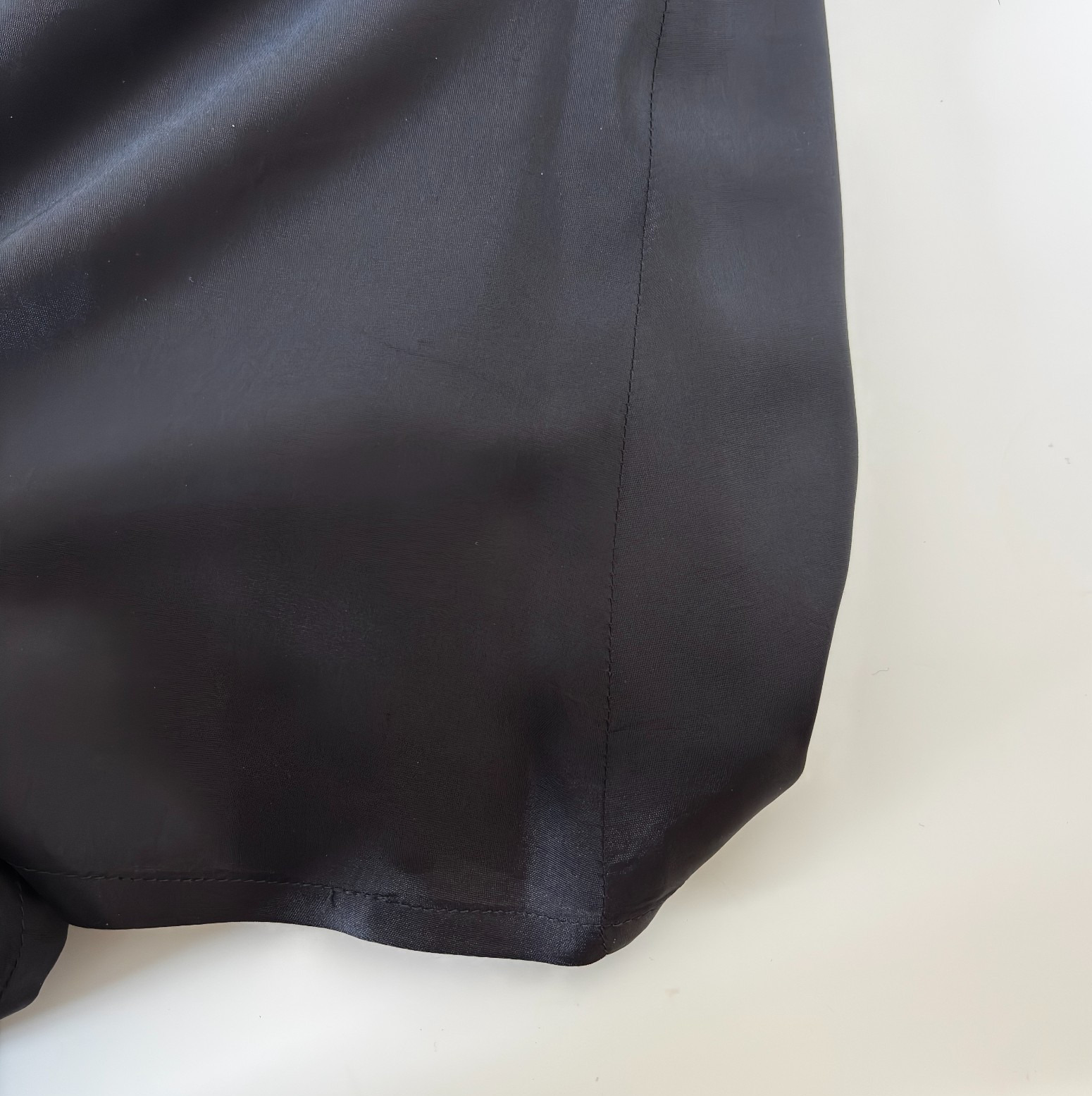 Black Dress Size M Long Sleeves Bow Tie Buttoned Cuff