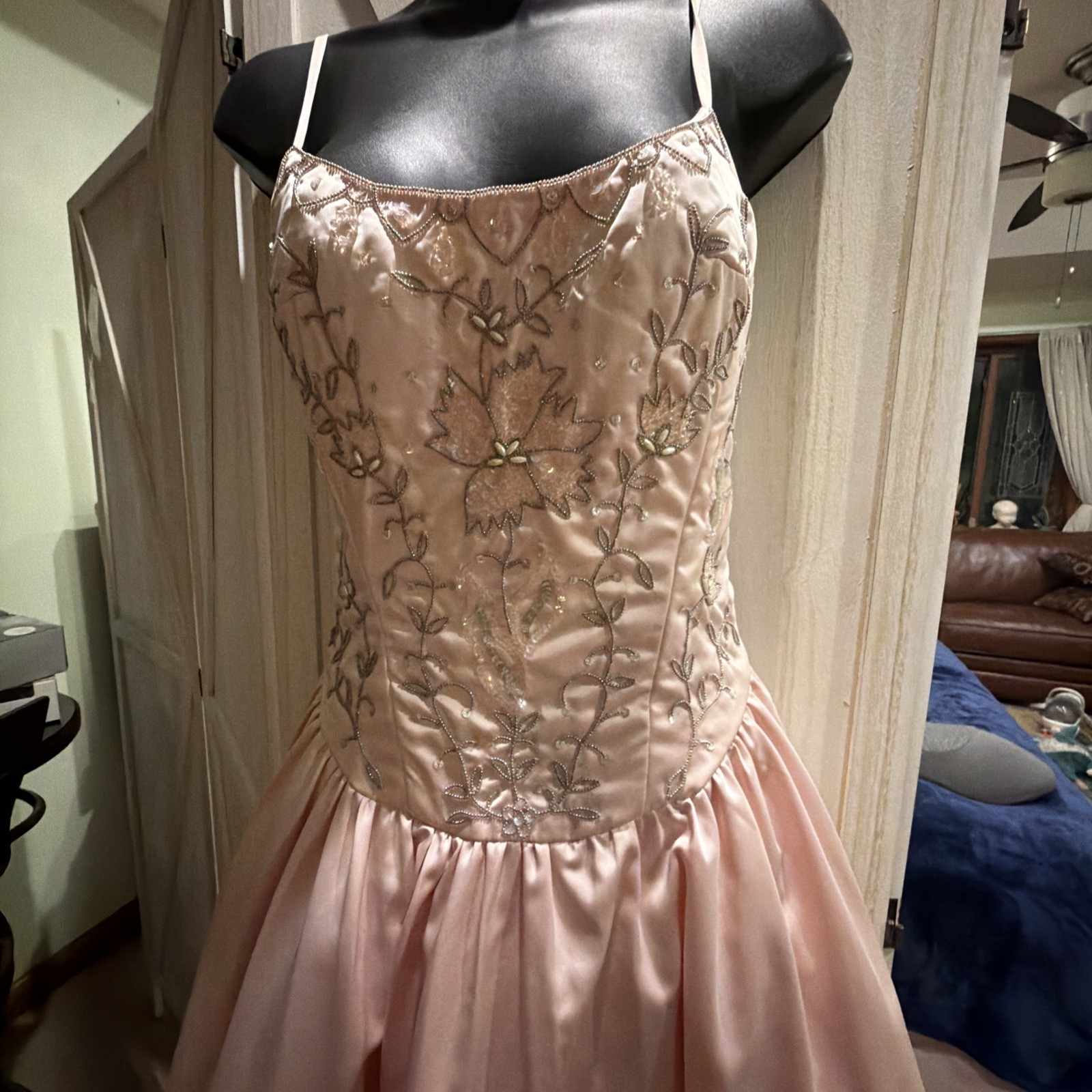 Vtg Betsy Johnson Cupcake Y2K Strapless Evening Size 4 Lace/tulle Tiered Dress