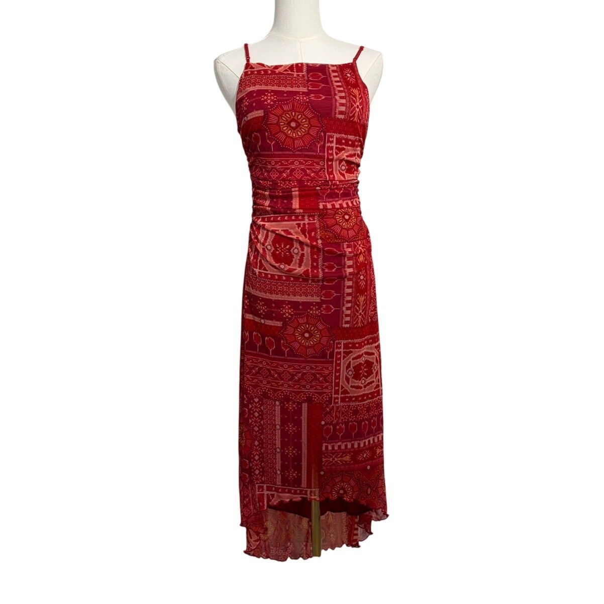 City Triangles VTG y2k Patchwork Paisley Grunge Wimsy Fairy Boho Sz M