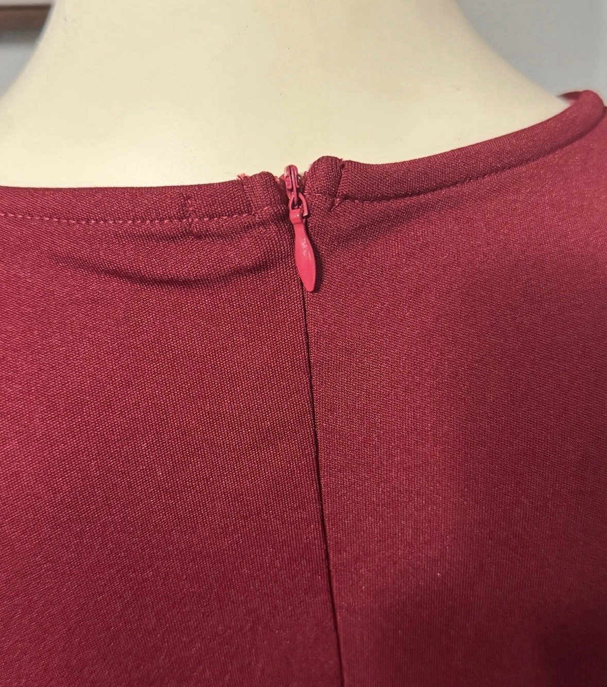 red dress new with tag zipper back size small Beautiful
