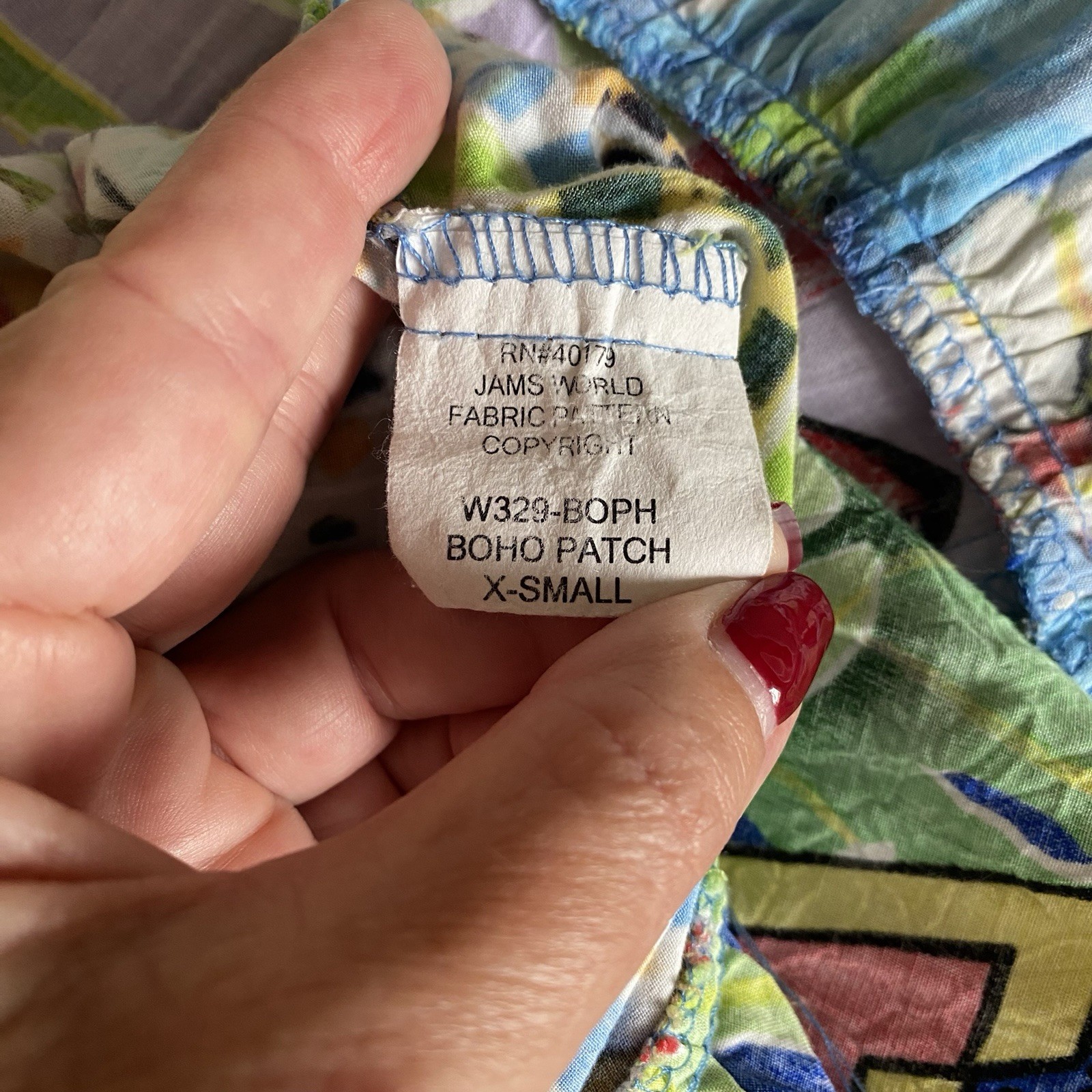 Jams World Hattie – Boho PatchMini Dress Size XS