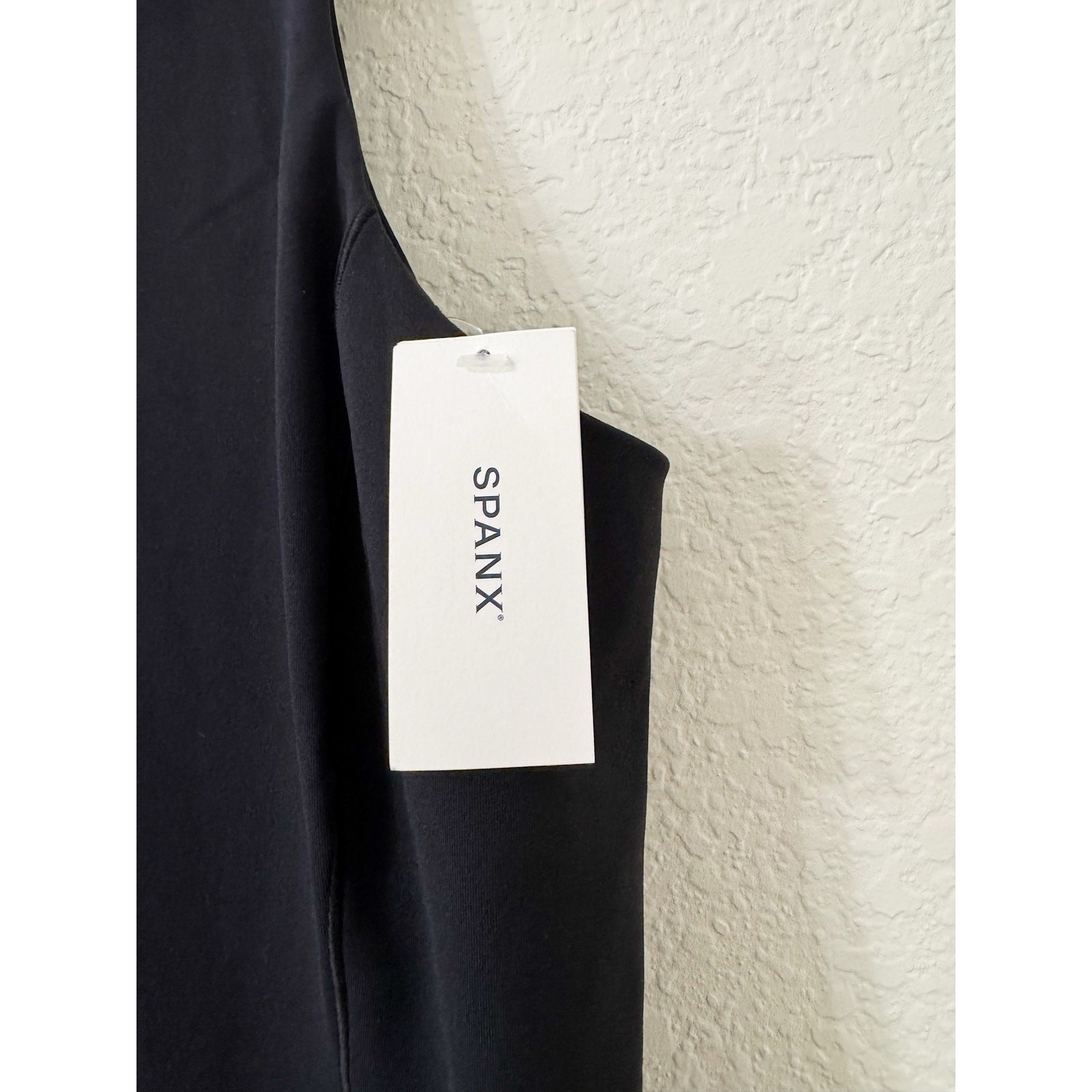 SPANX Get Moving Zip Front Dress Black Built In Shorts NWT Large