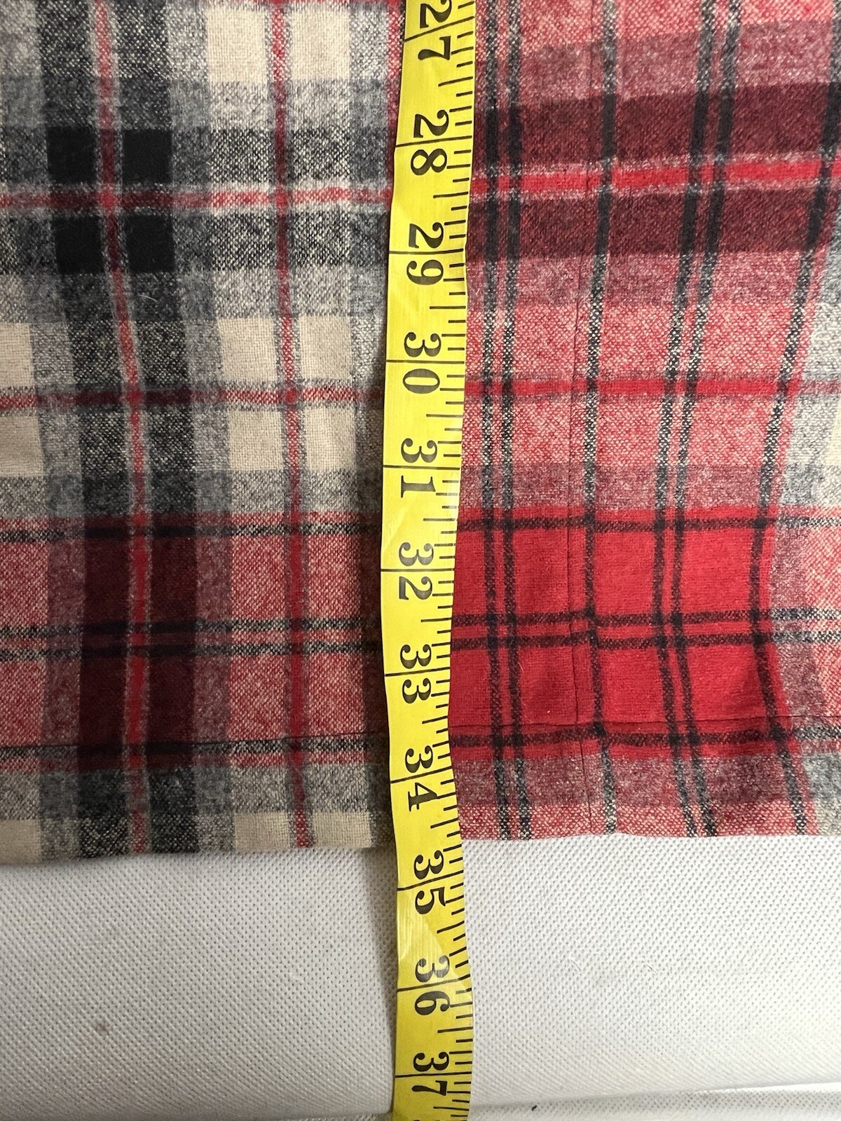 Pendleton The Portland Collection 100% Virgin Wool Plaid Red Tartan Dress Small