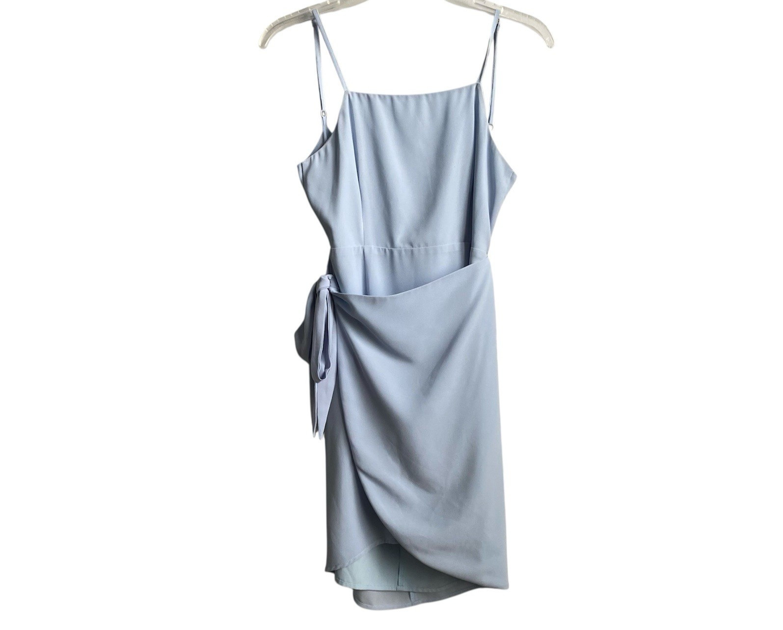 By the Way Revolve Powder Blue Morgan Layered Mini Dress US Small